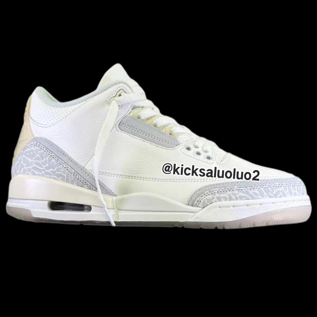 【2024年 2/21 発売】ナイキ エア ジョーダン 3 レトロ クラフト “アイボリー/グレーミスト” (NIKE AIR JORDAN 3 RETRO CRAFT “Ivory/Grey Mist”) [FJ9479-100]