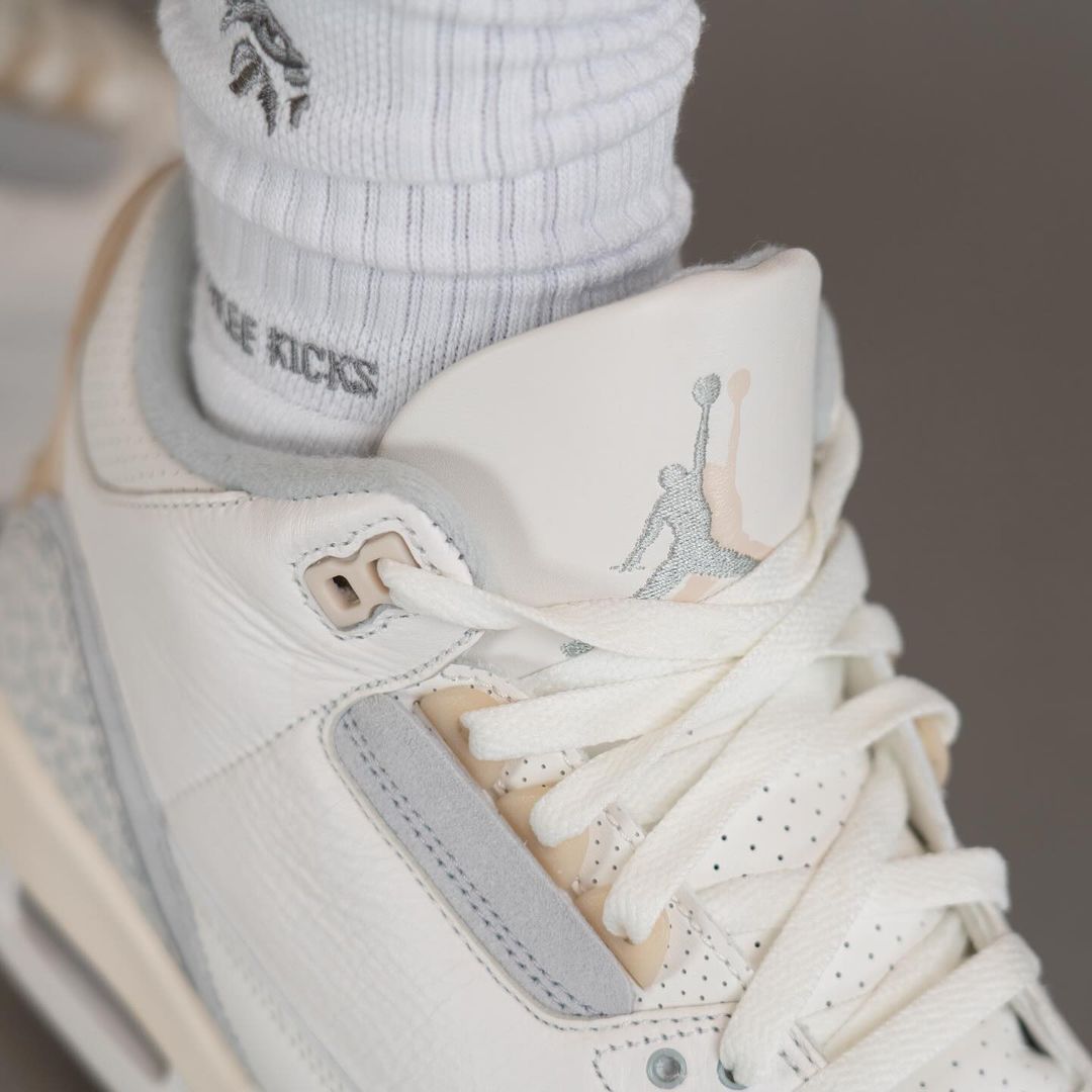 【2024年 2/21 発売】ナイキ エア ジョーダン 3 レトロ クラフト “アイボリー/グレーミスト” (NIKE AIR JORDAN 3 RETRO CRAFT “Ivory/Grey Mist”) [FJ9479-100]