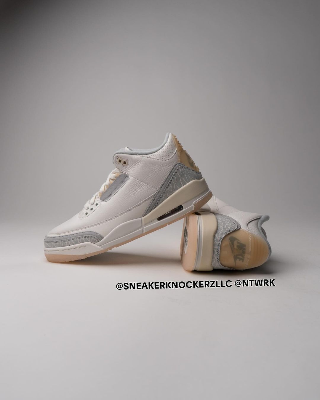 【2024年 2/21 発売】ナイキ エア ジョーダン 3 レトロ クラフト “アイボリー/グレーミスト” (NIKE AIR JORDAN 3 RETRO CRAFT “Ivory/Grey Mist”) [FJ9479-100]