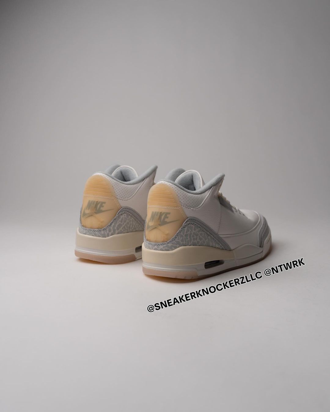 【2024年 2/21 発売】ナイキ エア ジョーダン 3 レトロ クラフト “アイボリー/グレーミスト” (NIKE AIR JORDAN 3 RETRO CRAFT “Ivory/Grey Mist”) [FJ9479-100]