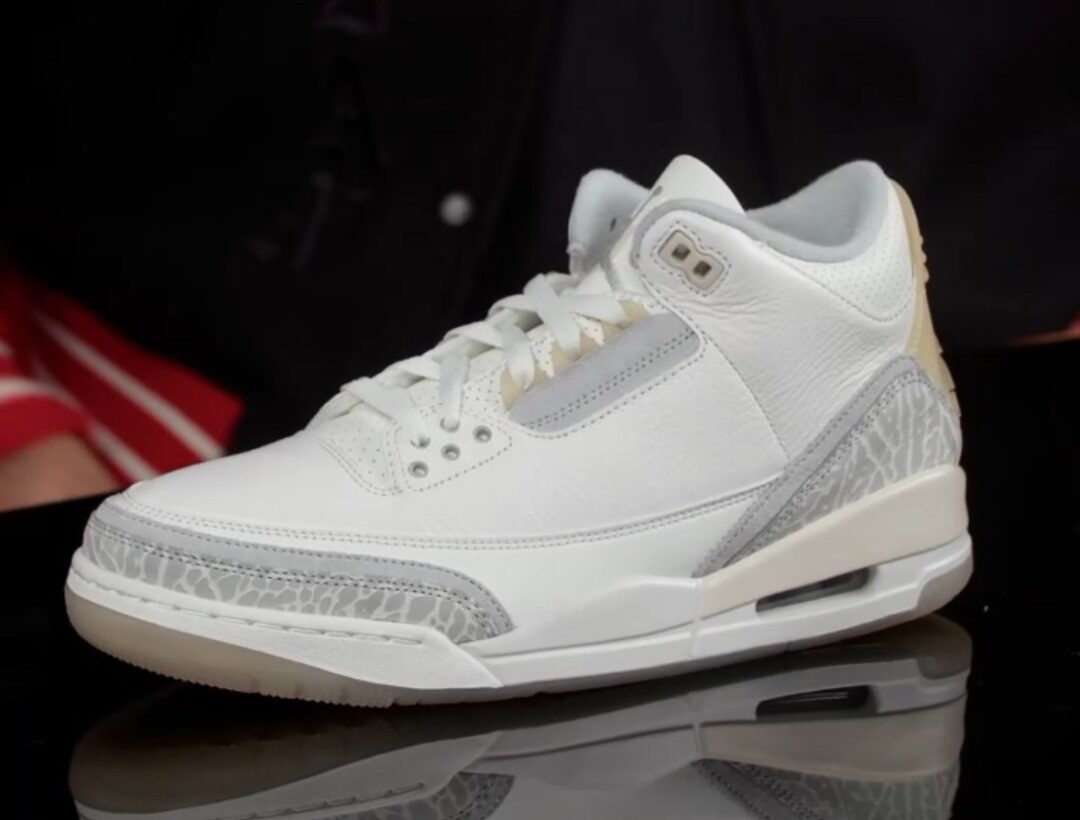 【2024年 2/21 発売】ナイキ エア ジョーダン 3 レトロ クラフト “アイボリー/グレーミスト” (NIKE AIR JORDAN 3 RETRO CRAFT “Ivory/Grey Mist”) [FJ9479-100]