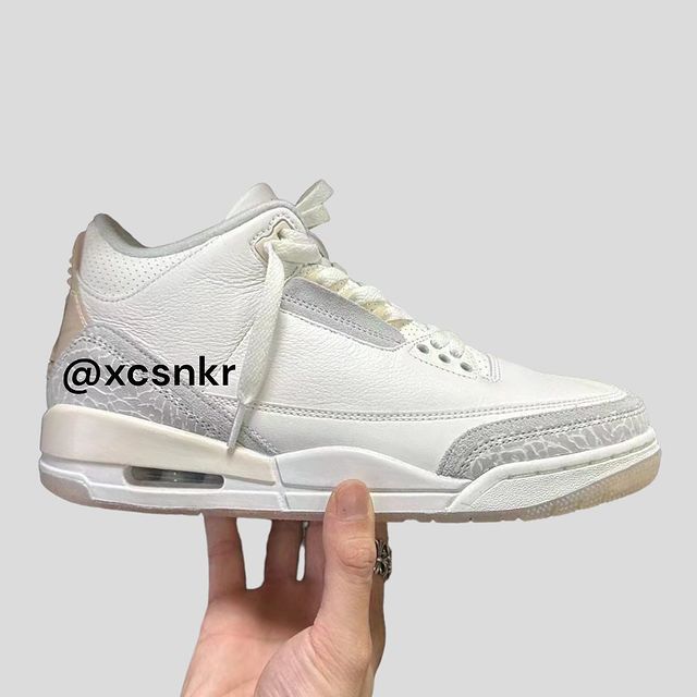 【2024年 2/21 発売】ナイキ エア ジョーダン 3 レトロ クラフト “アイボリー/グレーミスト” (NIKE AIR JORDAN 3 RETRO CRAFT “Ivory/Grey Mist”) [FJ9479-100]