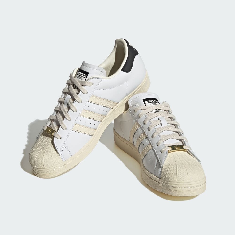 【国内 5/12 発売】トレフォイルのモノグラムをさりげなくあしらった adidas Originals SUPERSTAR (アディダス オリジナルス スーパースター) [ID4675/ID4676]