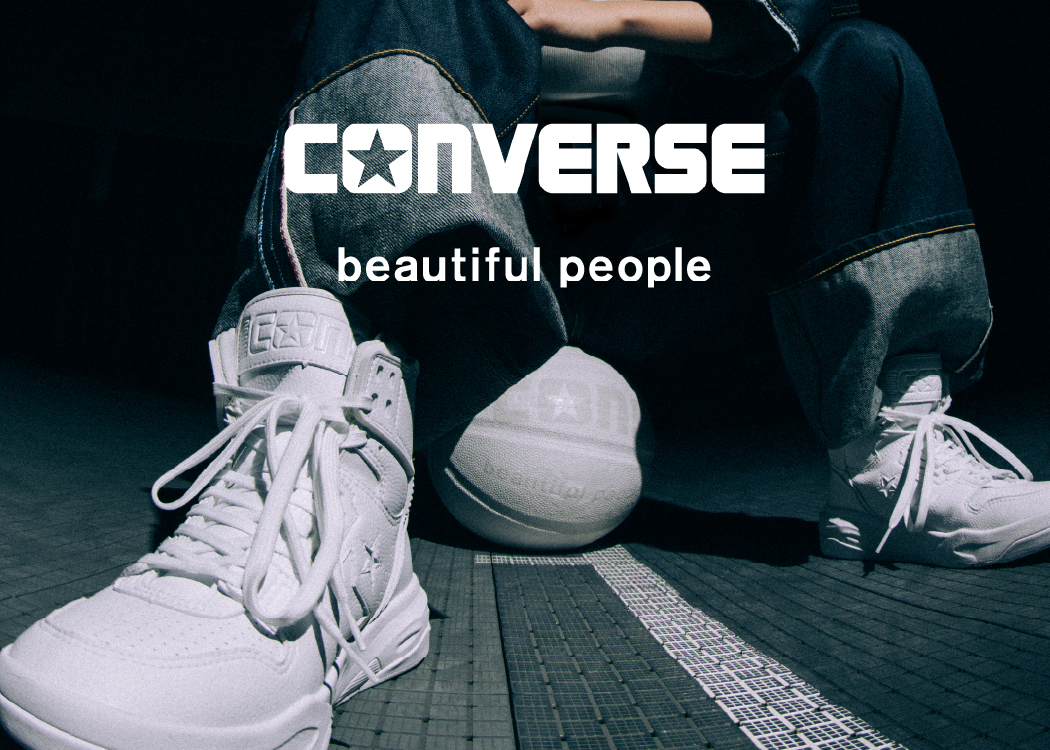 【国内 5/9、5/20 発売】CONVERSE x beautiful people ERX‐400 EW HI / BP (コンバース ビューティフルピープル)