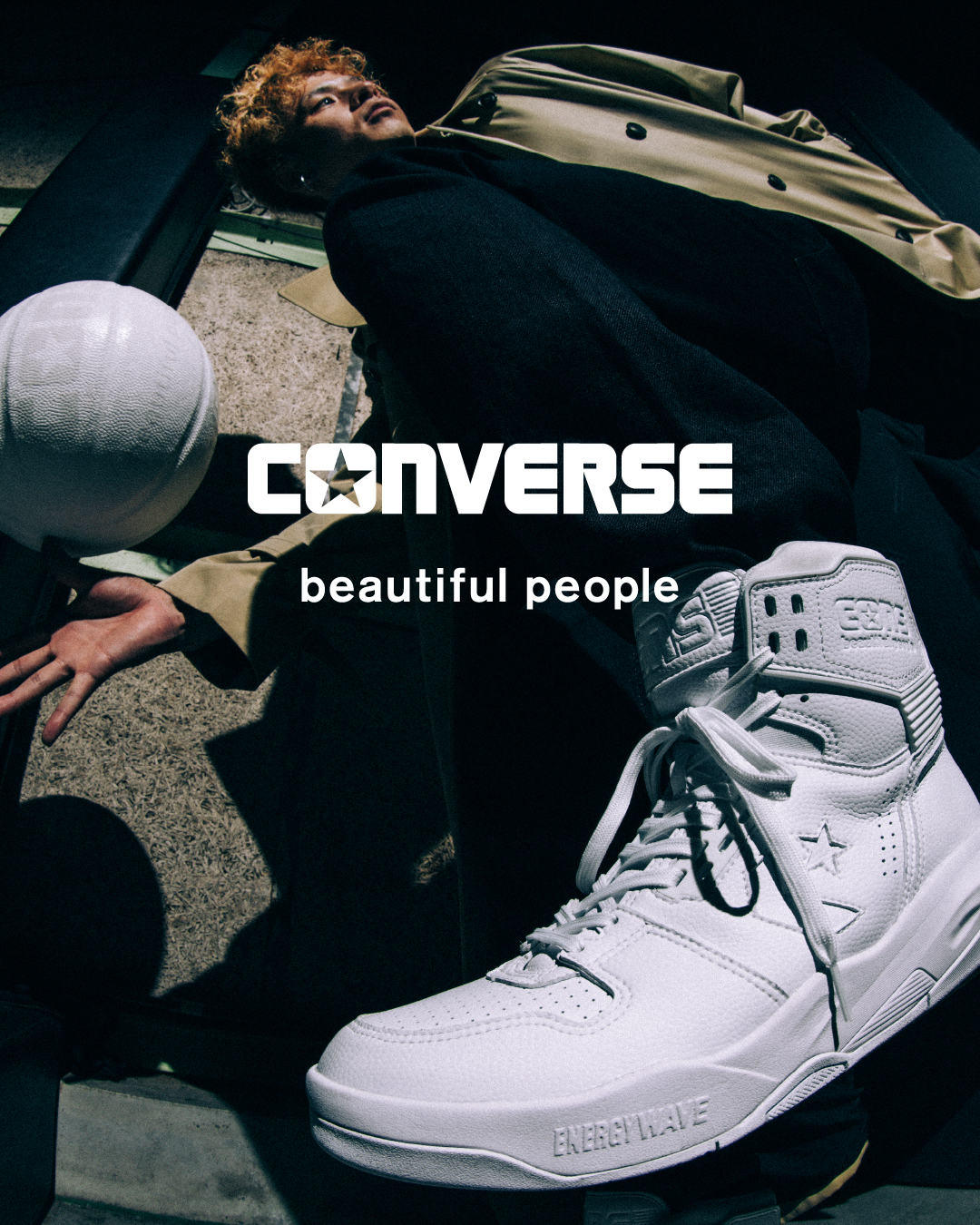 【国内 5/9、5/20 発売】CONVERSE x beautiful people ERX‐400 EW HI / BP (コンバース ビューティフルピープル)