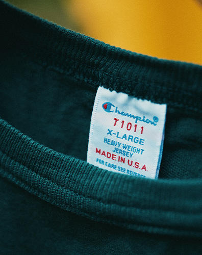 Champion for Pilgrim Surf+Supply “Team T/MADE IN USA”が 発売 (チャンピオン ピルグリム サーフ+サプライ)