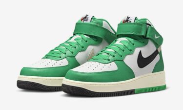 【国内 7/2 発売予定】ナイキ エア フォース 1 ミッド “スプリット/ホワイト/グリーン/ブラック” (NIKE AIR FORCE 1 MID “Split/White/Green/Black”) [DZ2554-100]