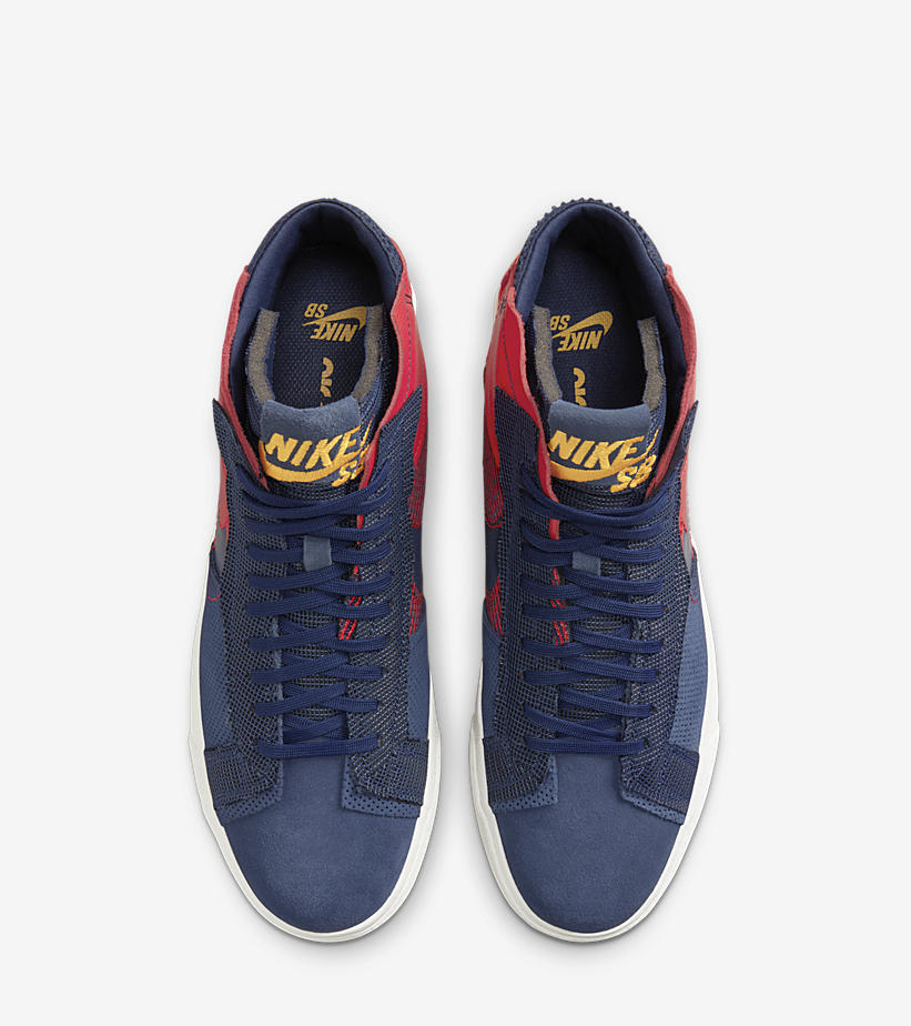 2023年 発売予定！ナイキ SB ブレーザー ミッド デコン “ネイビー/レッド” (NIKE SB BLAZER MID DECON “Navy/Red”) [FD5113-600]