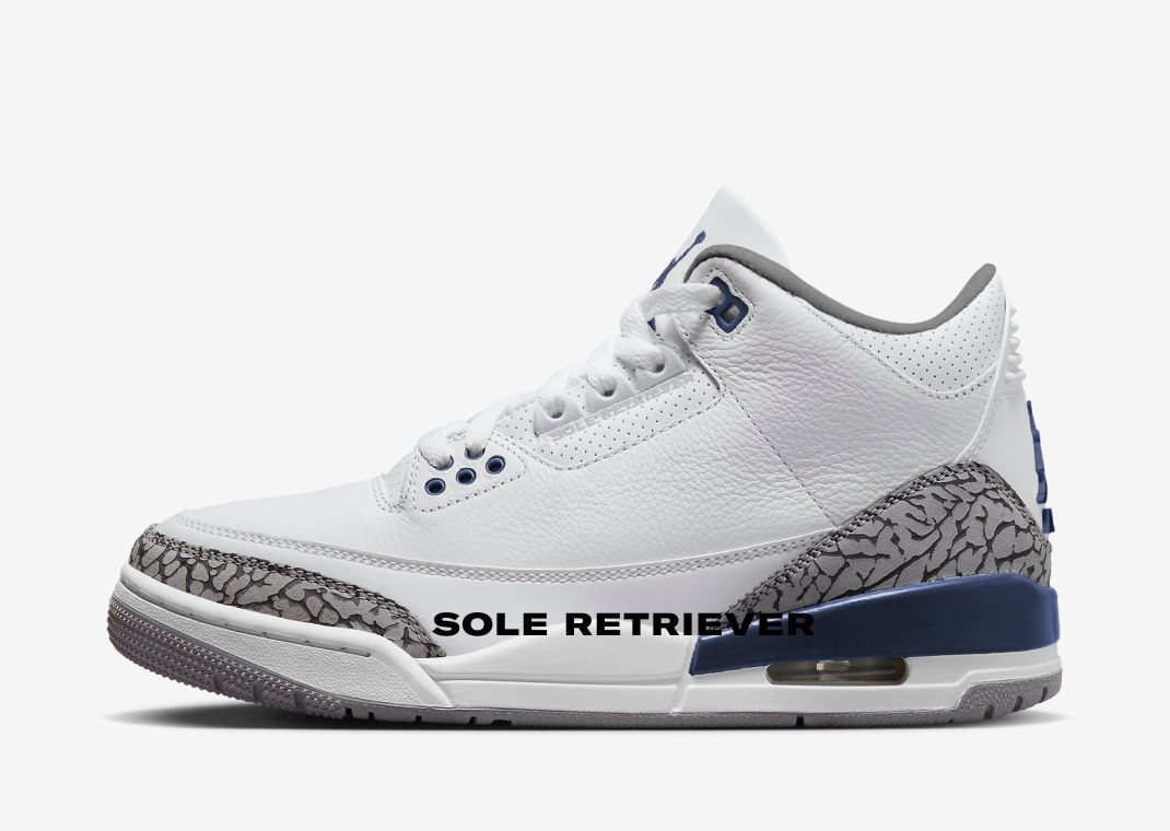 【国内 1/27 発売】ナイキ エア ジョーダン 3 レトロ “ホワイト/ネイビー/セメント” (NIKE AIR JORDAN 3 RETRO “White/Navy/Cement”) [CT8532-140]