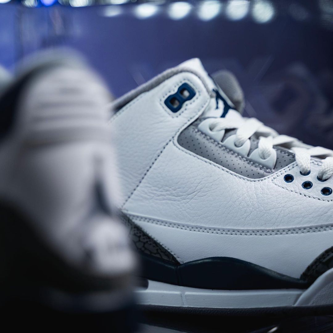 【国内 1/27 発売】ナイキ エア ジョーダン 3 レトロ “ホワイト/ネイビー/セメント” (NIKE AIR JORDAN 3 RETRO “White/Navy/Cement”) [CT8532-140]