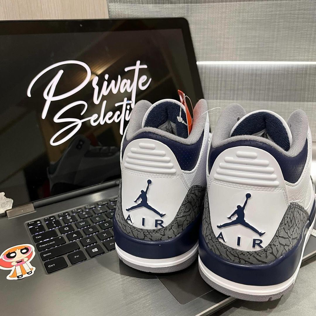 【国内 1/27 発売】ナイキ エア ジョーダン 3 レトロ “ホワイト/ネイビー/セメント” (NIKE AIR JORDAN 3 RETRO “White/Navy/Cement”) [CT8532-140]