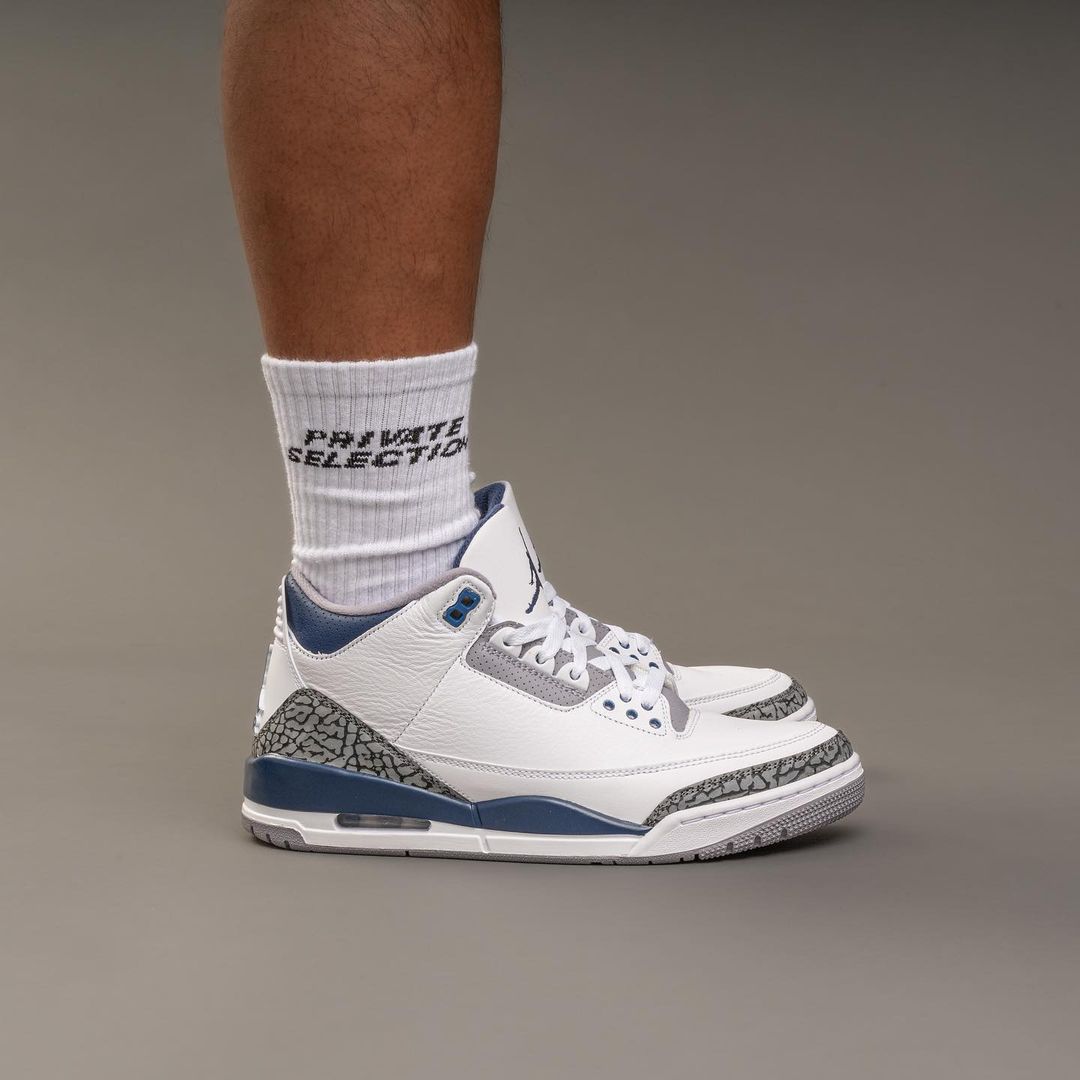 【国内 1/27 発売】ナイキ エア ジョーダン 3 レトロ “ホワイト/ネイビー/セメント” (NIKE AIR JORDAN 3 RETRO “White/Navy/Cement”) [CT8532-140]