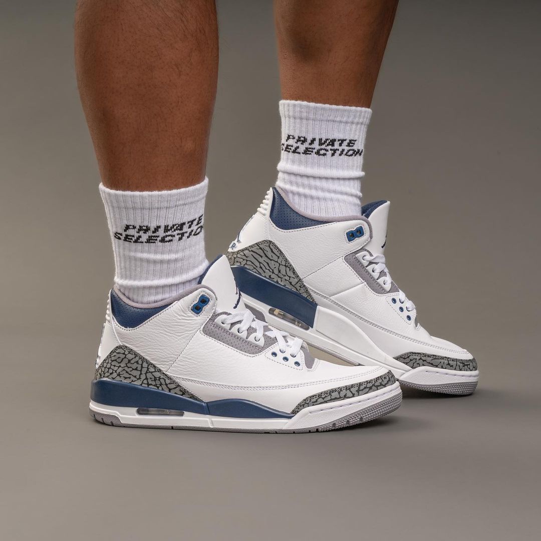 【国内 1/27 発売】ナイキ エア ジョーダン 3 レトロ “ホワイト/ネイビー/セメント” (NIKE AIR JORDAN 3 RETRO “White/Navy/Cement”) [CT8532-140]