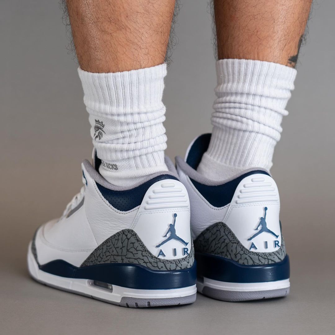 【国内 1/27 発売】ナイキ エア ジョーダン 3 レトロ “ホワイト/ネイビー/セメント” (NIKE AIR JORDAN 3 RETRO “White/Navy/Cement”) [CT8532-140]