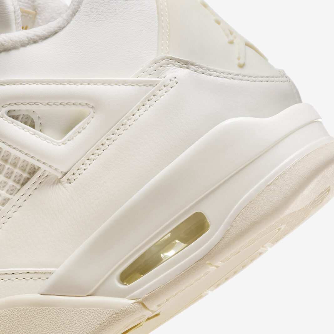 【2024年 2/28 発売】ナイキ ウィメンズ エア ジョーダン 4 レトロ “セイル/メタリックゴールド″ (NIKE WMNS AIR JORDAN 4 RETRO “Sail/Metallic Gold”) [AQ9129-170]