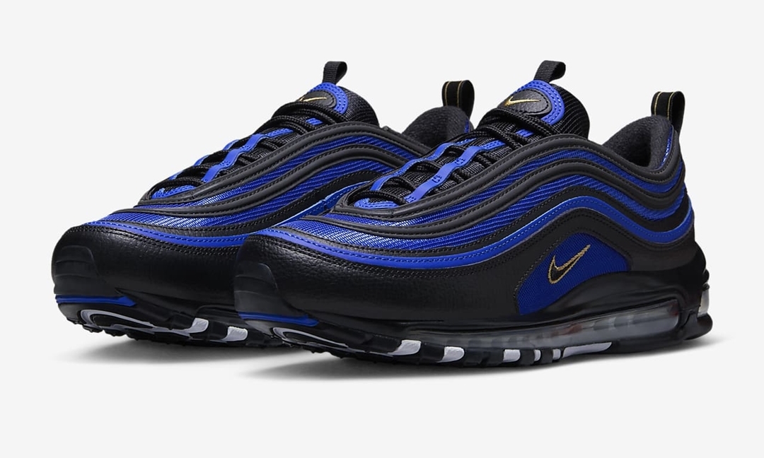 海外発売！ナイキ エア マックス 97 “ブラック/ハイパーロイヤル” (NIKE AIR MAX 97 “Black/Hyper Royal”) [FN3408-001]