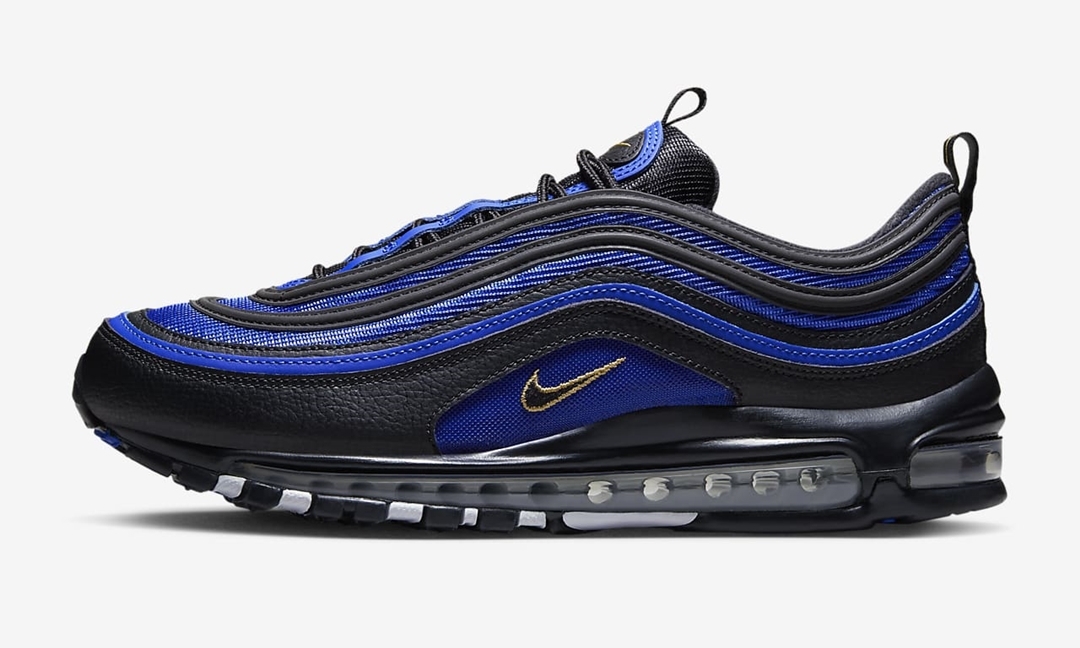 海外発売！ナイキ エア マックス 97 “ブラック/ハイパーロイヤル” (NIKE AIR MAX 97 “Black/Hyper Royal”) [FN3408-001]