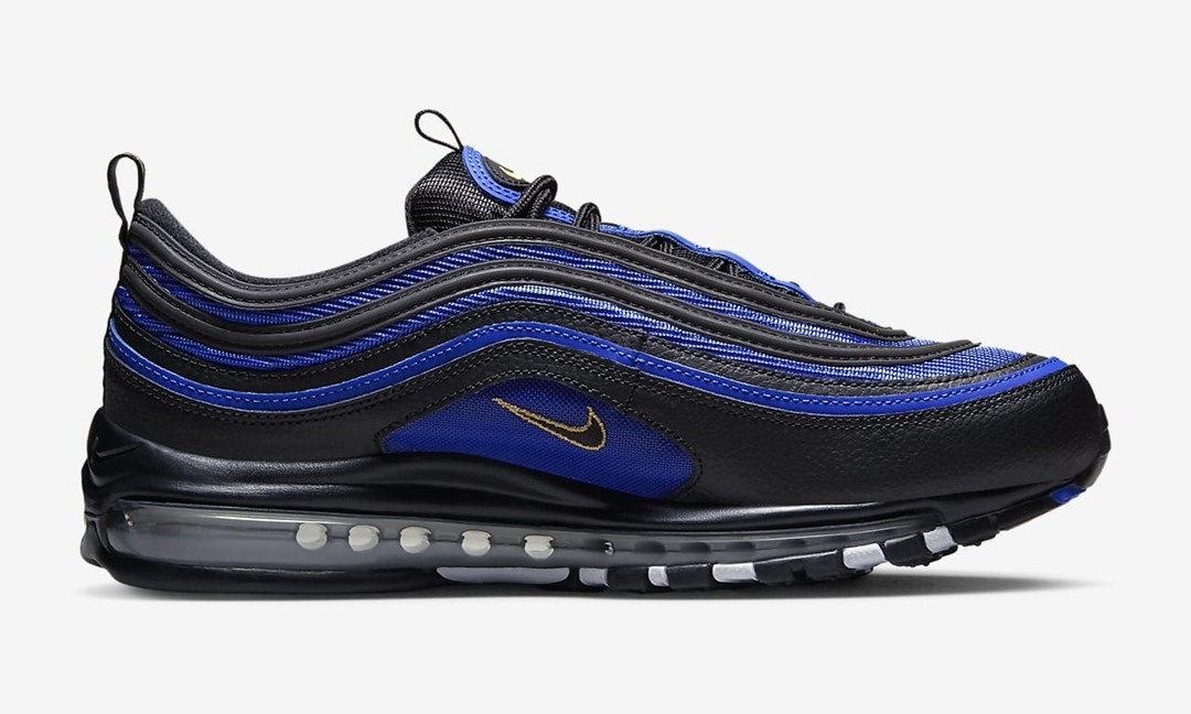 海外発売！ナイキ エア マックス 97 “ブラック/ハイパーロイヤル” (NIKE AIR MAX 97 “Black/Hyper Royal”) [FN3408-001]