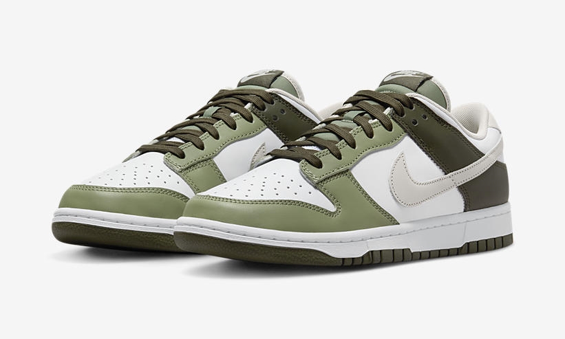 海外 8/26 発売予定！ナイキ ダンク ロー “ホワイト/オリーブ” (NIKE DUNK LOW “White/Olive”) [FN6882-100]