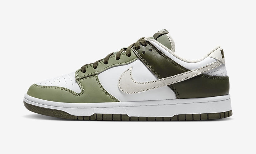 海外 8/26 発売予定！ナイキ ダンク ロー “ホワイト/オリーブ” (NIKE DUNK LOW “White/Olive”) [FN6882-100]