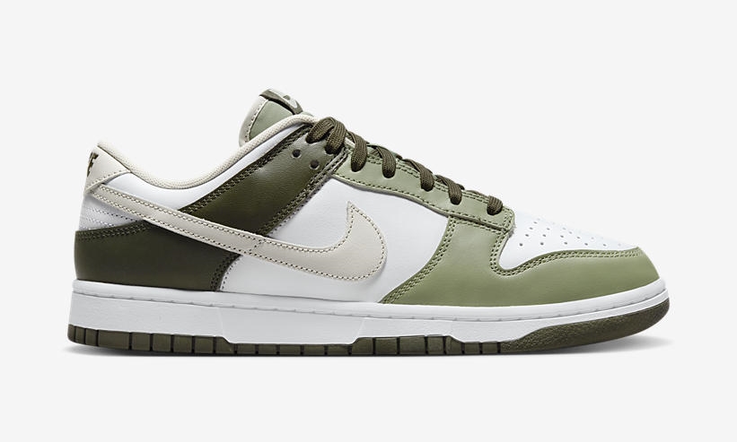 海外 8/26 発売予定！ナイキ ダンク ロー “ホワイト/オリーブ” (NIKE DUNK LOW “White/Olive”) [FN6882-100]