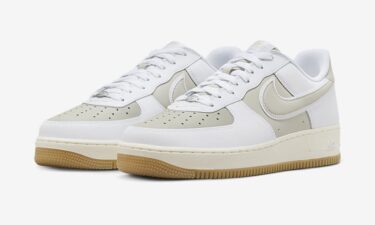 2023年 発売予定！ナイキ エア フォース 1 ロー “ホワイト/セイル/ガム” (NIKE AIR FORCE 1 LOW “White/Sail/Gum”) [FQ8201-100]