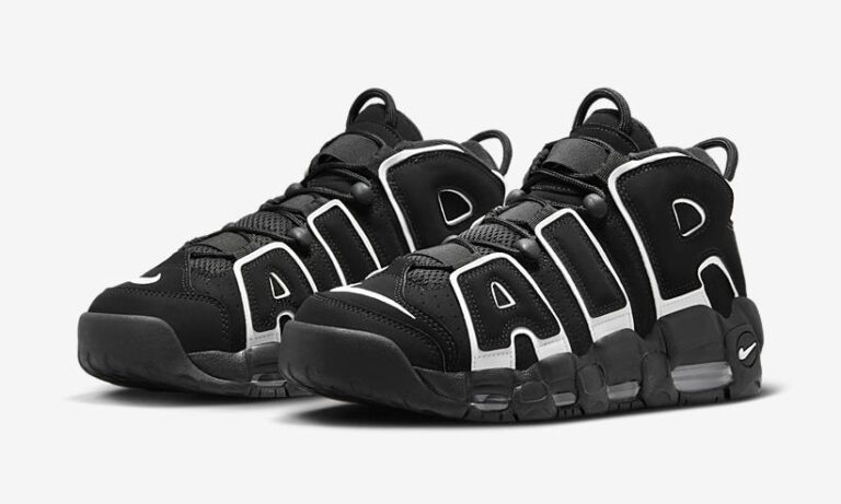 海外発売！ナイキ エア モア アップテンポ “ブラック/ホワイト” (NIKE 