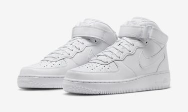 【国内 8/26 発売予定】ナイキ エア フォース 1 ミッド ”フレッシュ/トリプルホワイト” (NIKE AIR FORCE 1 MID “Fresh/Triple White”) [DZ2525-100]