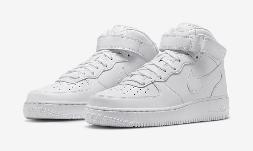 2023年 発売予定！ナイキ エア フォース 1 ミッド ”フレッシュ/トリプルホワイト” (NIKE AIR FORCE 1 MID “Fresh/Triple White”) [DZ2525-100]