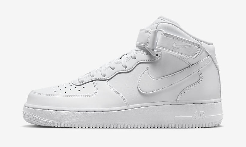 【国内 8/26 発売予定】ナイキ エア フォース 1 ミッド ”フレッシュ/トリプルホワイト” (NIKE AIR FORCE 1 MID “Fresh/Triple White”) [DZ2525-100]