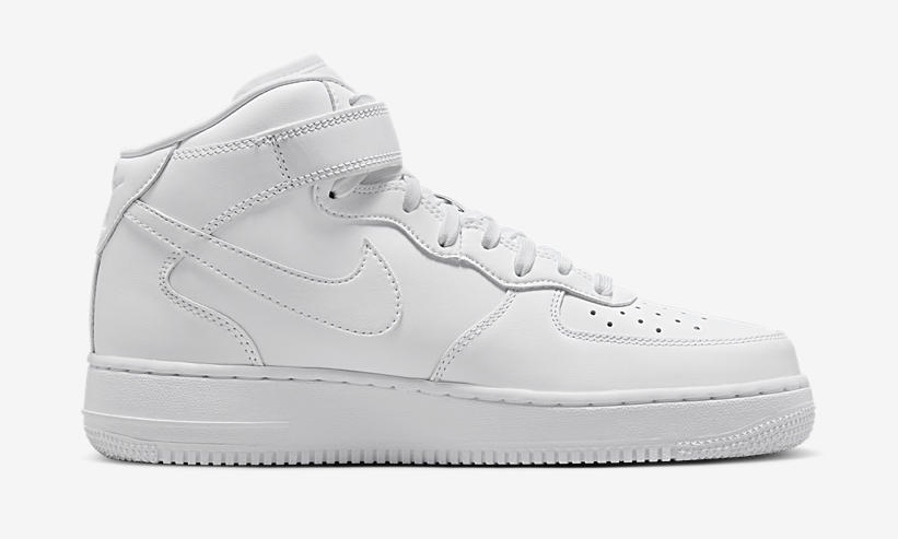 【国内 8/26 発売予定】ナイキ エア フォース 1 ミッド ”フレッシュ/トリプルホワイト” (NIKE AIR FORCE 1 MID “Fresh/Triple White”) [DZ2525-100]