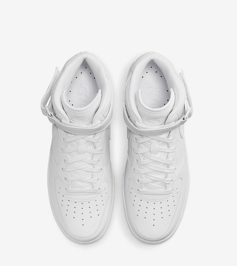 【国内 8/26 発売予定】ナイキ エア フォース 1 ミッド ”フレッシュ/トリプルホワイト” (NIKE AIR FORCE 1 MID “Fresh/Triple White”) [DZ2525-100]