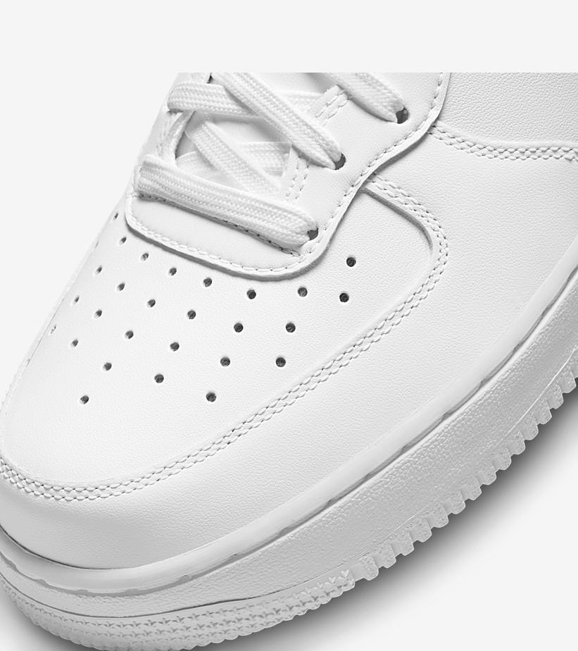 【国内 8/26 発売予定】ナイキ エア フォース 1 ミッド ”フレッシュ/トリプルホワイト” (NIKE AIR FORCE 1 MID “Fresh/Triple White”) [DZ2525-100]