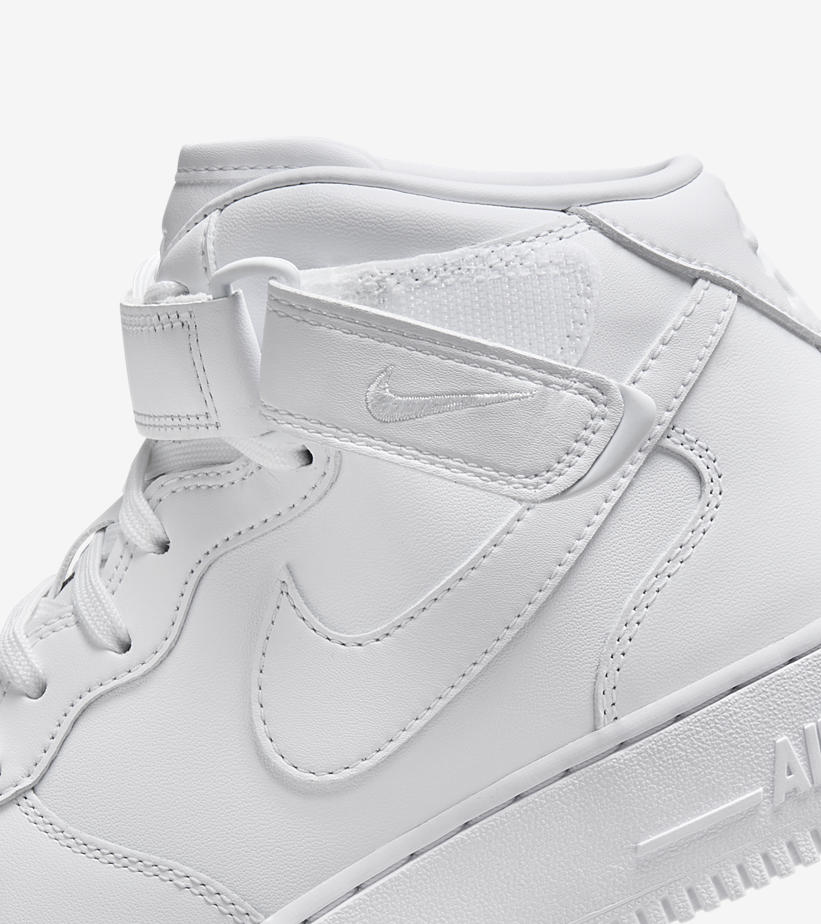 【国内 8/26 発売予定】ナイキ エア フォース 1 ミッド ”フレッシュ/トリプルホワイト” (NIKE AIR FORCE 1 MID “Fresh/Triple White”) [DZ2525-100]