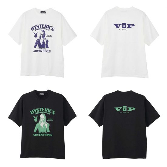 70周年を迎えた「Playboy/プレイボーイ」× HYSTERIC GLAMOURのコラボTEEが5/13 発売 (ヒステリックグラマー)