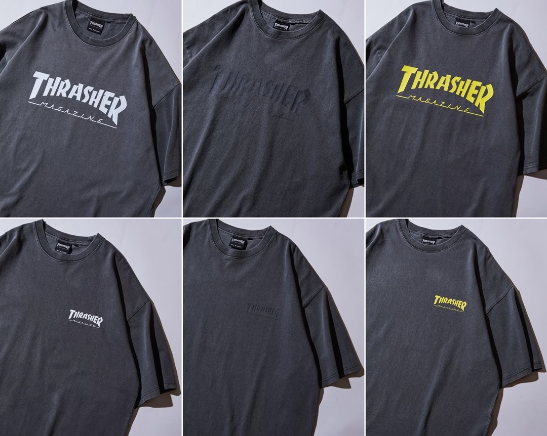 THRASHER × FREAK'S STORE ピグメントボディに定番のMAGロゴをデザインしたTEE (スラッシャー フリークスストア)