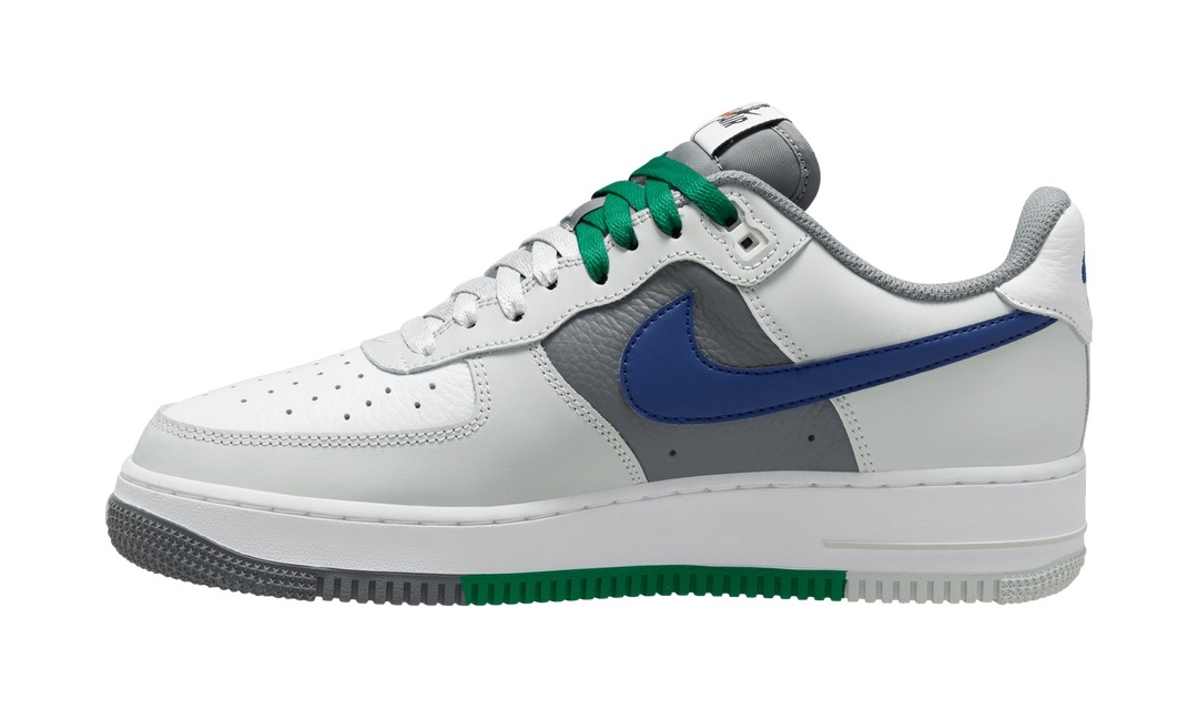 【国内 10/13 発売】ナイキ エア フォース 1 ロー “スプリット/ライトシルバー/ディープロイヤルブルー” (NIKE AIR FORCE 1 LOW “Split/Light Silver/Deep Royal Blue”) [FD2592-001]