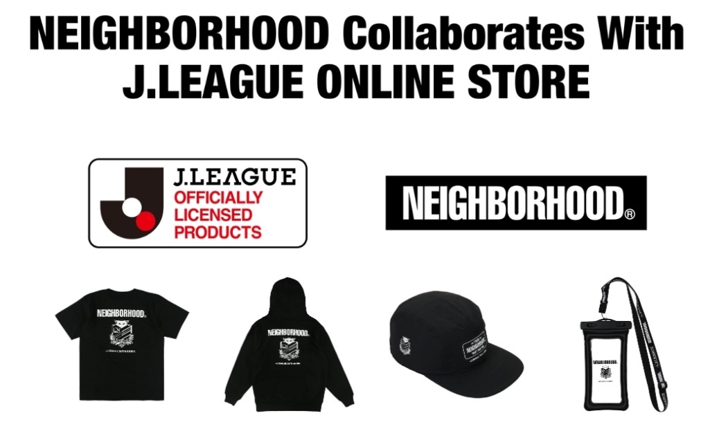 NEIGHBORHOOD × J.LEAGUE コラボがJリーグ公式オンライン限定で5/15 発売 (ネイバーフッド)