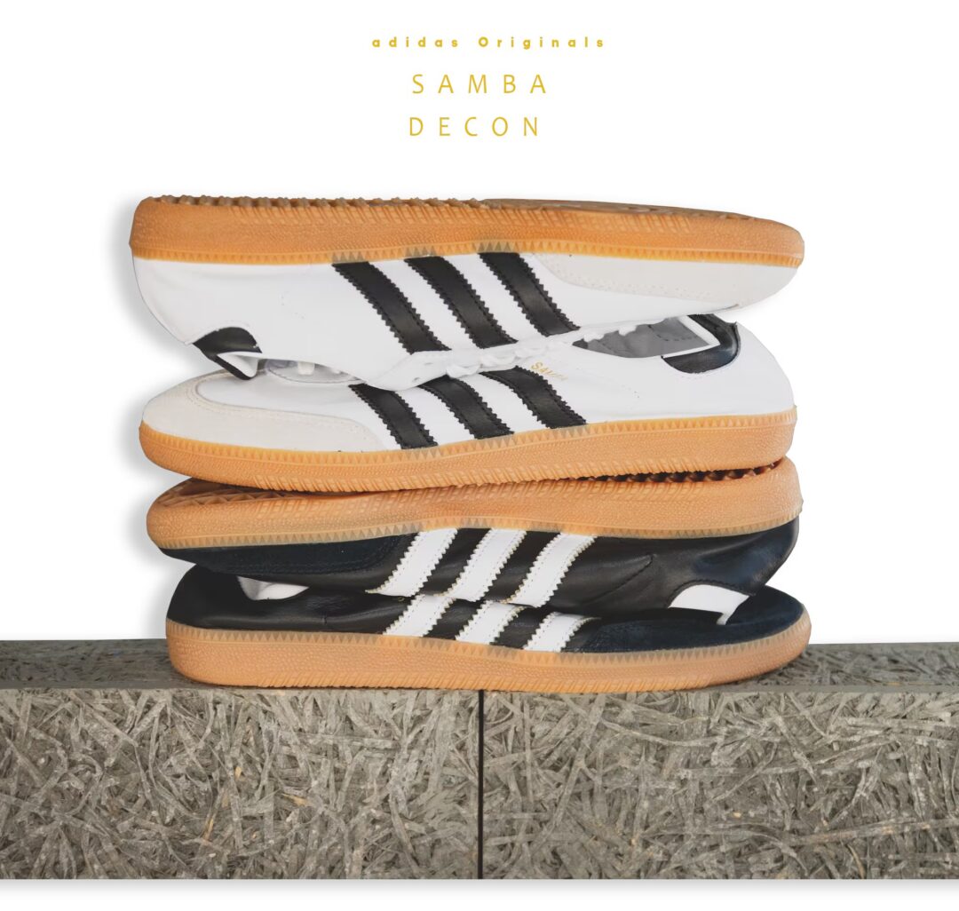 【2024年1月 リストック】adidas Originals SAMBA DECON “Black/White” (アディダス オリジナルス サンバ デコン “ブラック/ホワイト”) [IF0641/IF0642]