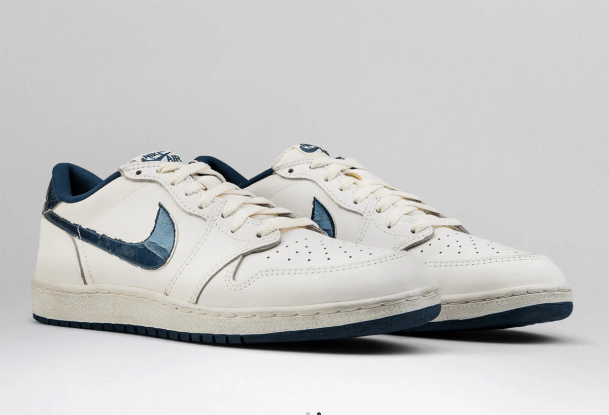 【2024年 7/13 再発売】ナイキ エア ジョーダン 1 ロー 85 “メタリックネイビー” (NIKE AIR JORDAN 1 LOW 85 “Metallic Navy”) [FB9933-141]