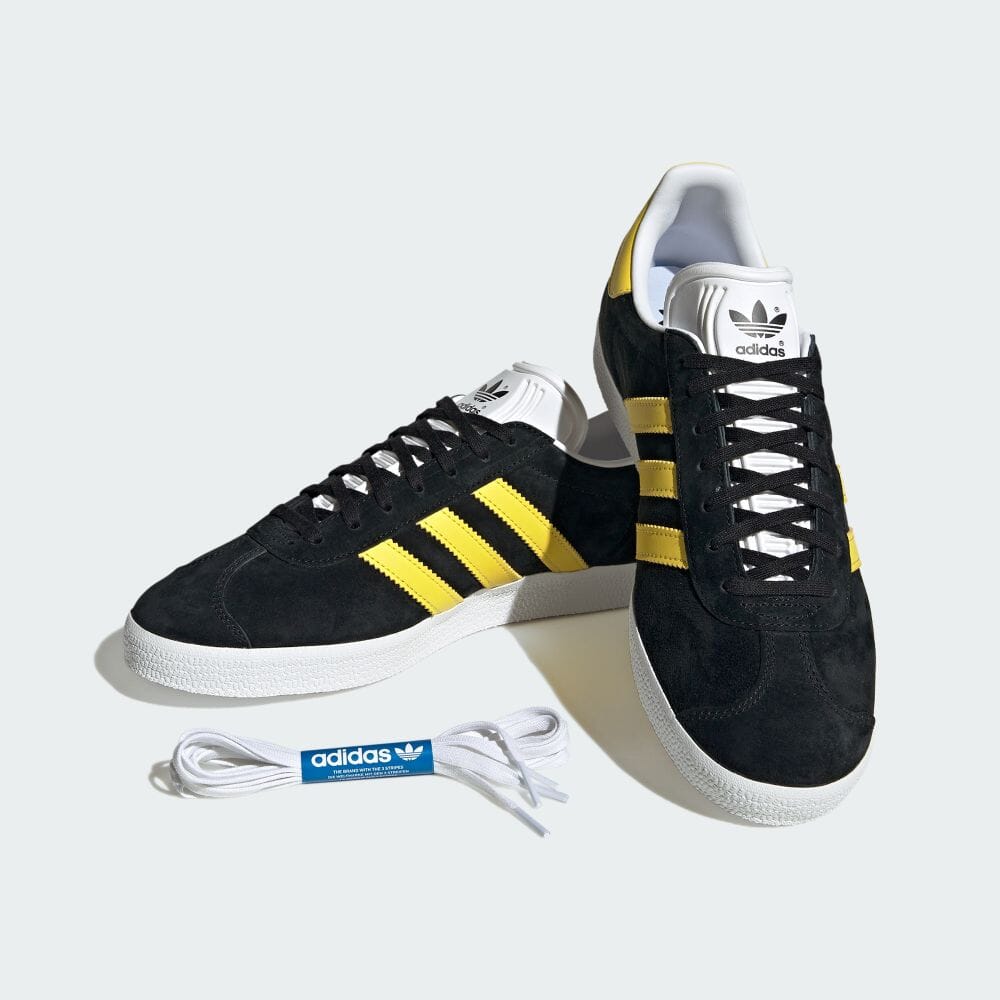 【国内 5/5 発売】1991年モデルを忠実に復刻！adidas Originals GAZELLE “Core Black/Impact Yellow” (アディダス オリジナルス ガゼル “コアブラック/インパクトイエロー”) [IG0669]