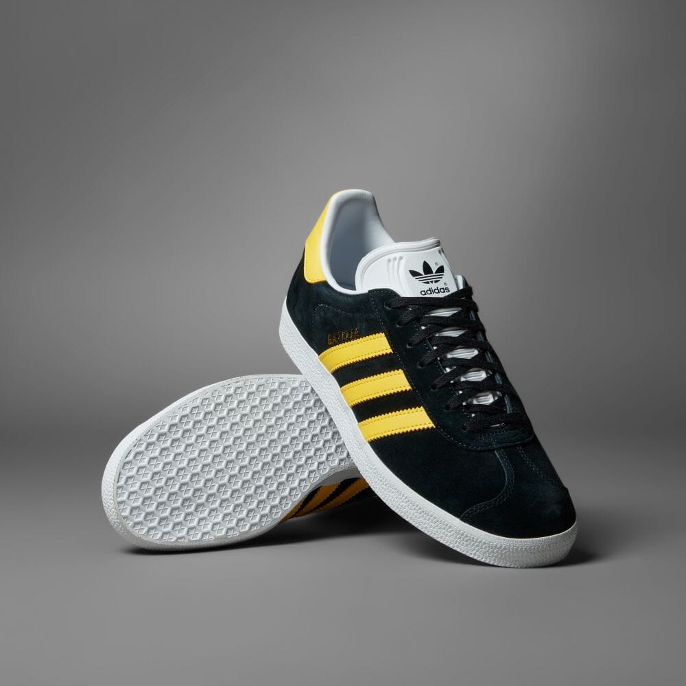 【国内 5/5 発売】1991年モデルを忠実に復刻！adidas Originals GAZELLE “Core Black/Impact Yellow” (アディダス オリジナルス ガゼル “コアブラック/インパクトイエロー”) [IG0669]