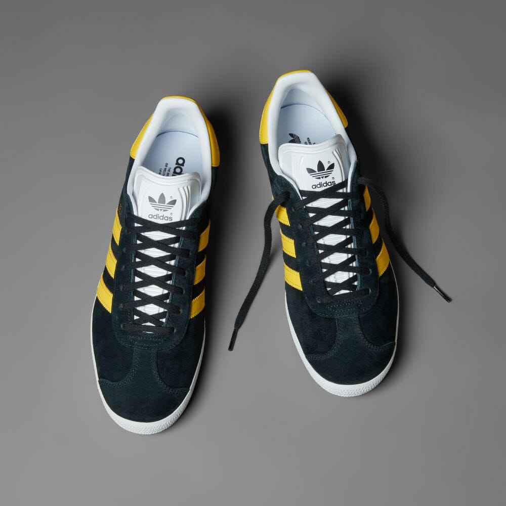 【国内 5/5 発売】1991年モデルを忠実に復刻！adidas Originals GAZELLE “Core Black/Impact Yellow” (アディダス オリジナルス ガゼル “コアブラック/インパクトイエロー”) [IG0669]