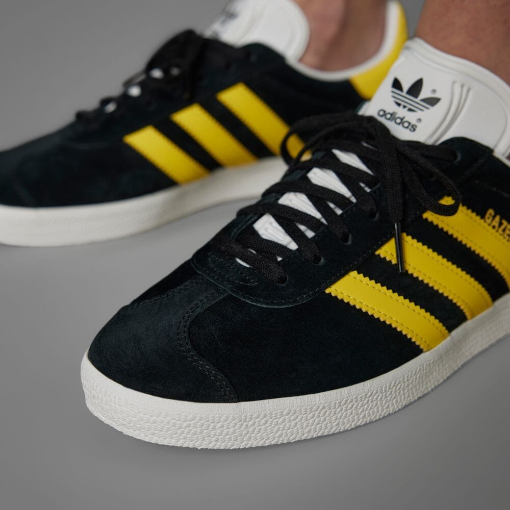 【国内 5/5 発売】1991年モデルを忠実に復刻！adidas Originals GAZELLE “Core Black/Impact Yellow” (アディダス オリジナルス ガゼル “コアブラック/インパクトイエロー”) [IG0669]