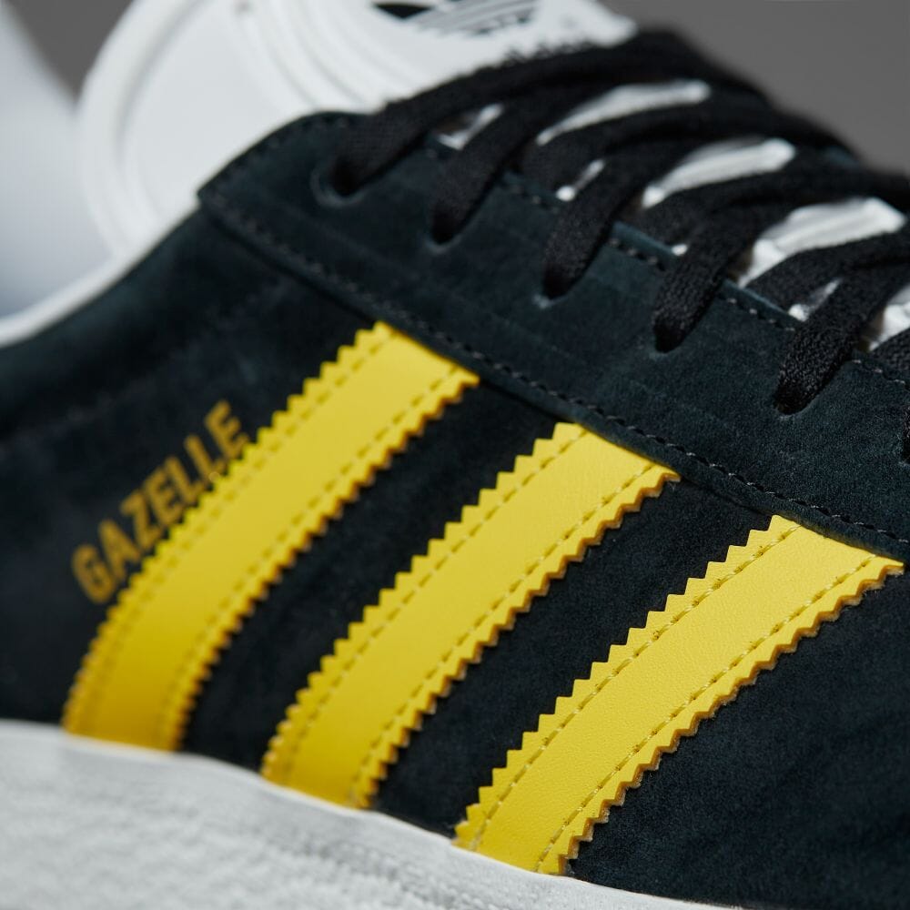 【国内 5/5 発売】1991年モデルを忠実に復刻！adidas Originals GAZELLE “Core Black/Impact Yellow” (アディダス オリジナルス ガゼル “コアブラック/インパクトイエロー”) [IG0669]