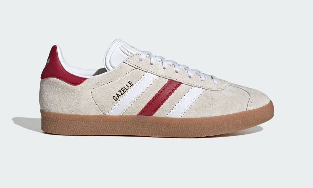 【国内 5/5 発売】忠実に復刻した1991年モデル！adidas Originals GAZELLE “Alumina/White/College Burgundy” (アディダス オリジナルス ガゼル “アルミナ/ホワイト/カレッジバーガンディ) [IG0672]