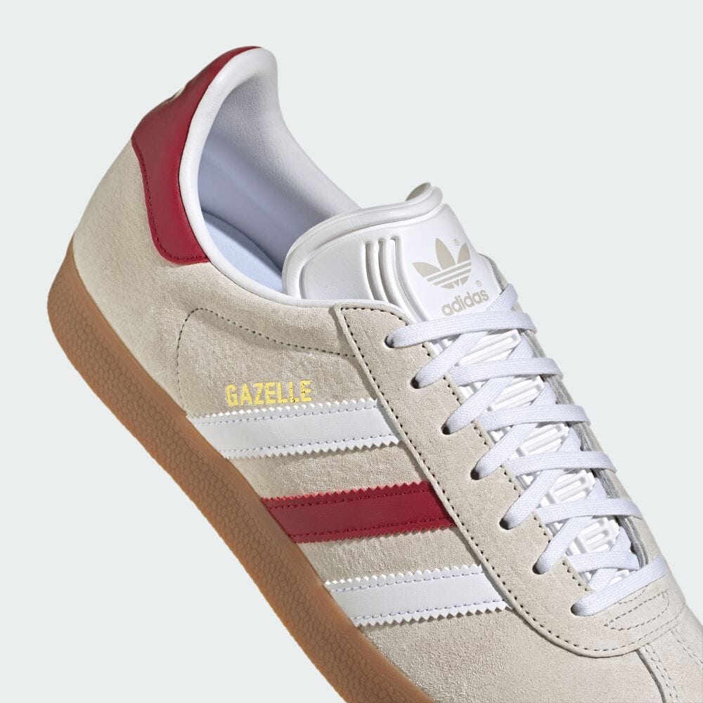 【国内 5/5 発売】忠実に復刻した1991年モデル！adidas Originals GAZELLE “Alumina/White/College Burgundy” (アディダス オリジナルス ガゼル “アルミナ/ホワイト/カレッジバーガンディ) [IG0672]