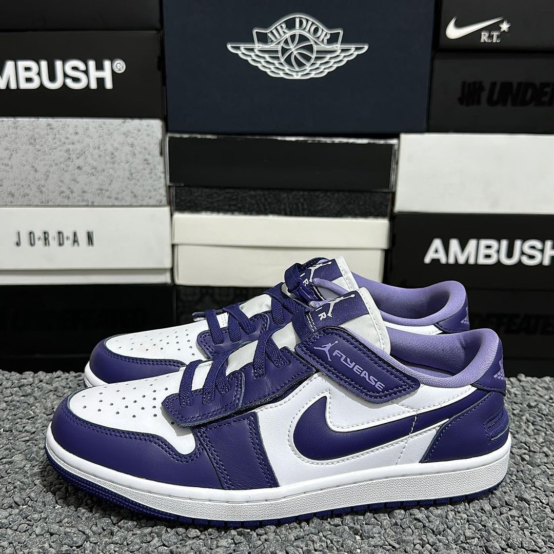 【国内 8/1 発売予定】ナイキ エア ジョーダン 1 ロー フライイーズ “コートパープル” (NIKE AIR JORDAN 1 LOW FLYEASE “Court Purple”) [DM1206-515]