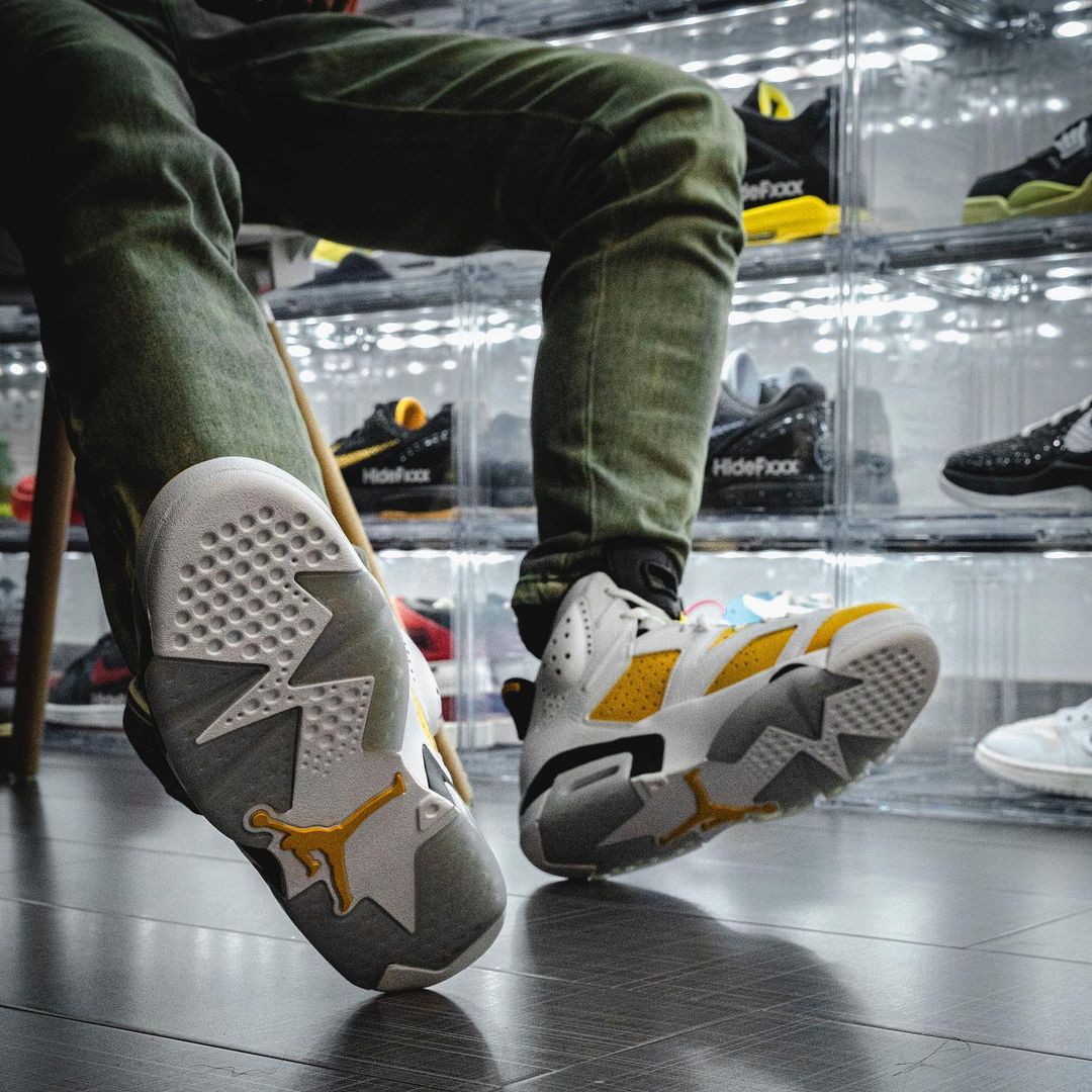 【国内 1/29 発売】ナイキ エア ジョーダン 6 レトロ “ホワイト/イエローオークル” (NIKE AIR JORDAN 6 RETRO “White/Yellow Ochre”) [CT8529-170]