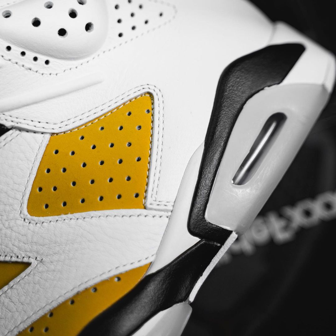 【国内 1/29 発売】ナイキ エア ジョーダン 6 レトロ “ホワイト/イエローオークル” (NIKE AIR JORDAN 6 RETRO “White/Yellow Ochre”) [CT8529-170]